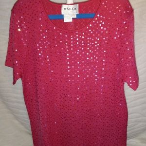 Oscar by Oscar de la Renta, Women's Size Small, Pink